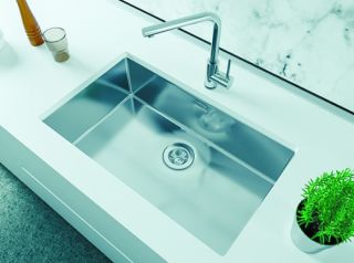 Кухонная мойка Florentina Оптима-HM 700.400.10.10 серебристый